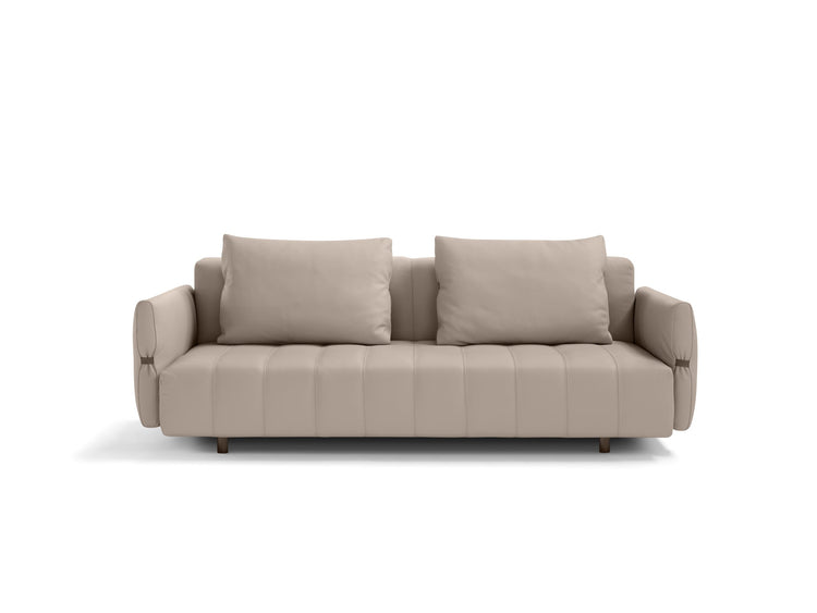 Leder 2-Sitzer Schlafsofa BERSONE