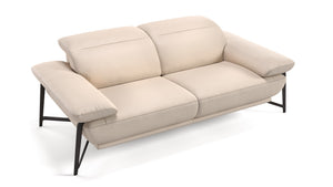 Leder 2-Sitzer Sofa BIANCO