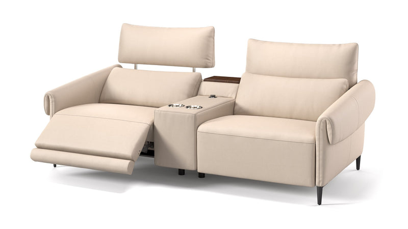 Leder 2-Sitzer BIENNO Kino