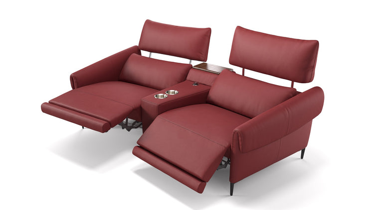 Leder 2-Sitzer BIENNO Kino