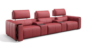 Leder 3-Sitzer Kino BRANO