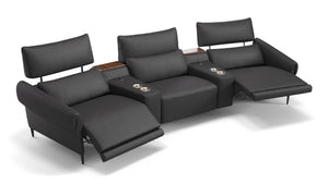 Leder 3-Sitzer BIENNO Kino