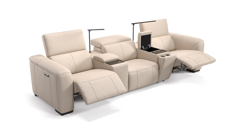Leder 3-Sitzer Kinosofa SORRENTO