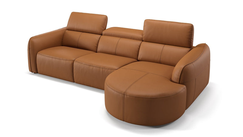 Leder Ecksofa MILAZZO