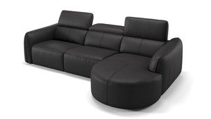 Leder Ecksofa MILAZZO