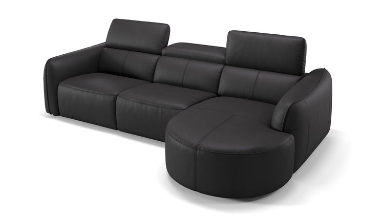 Leder Ecksofa MILAZZO