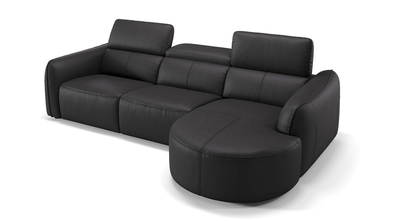 Leder Ecksofa MILAZZO