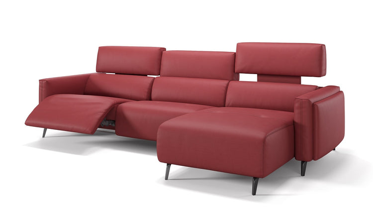 Leder Ecksofa AVELLA