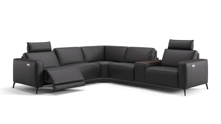 Leder Ecksofa BARLETTA