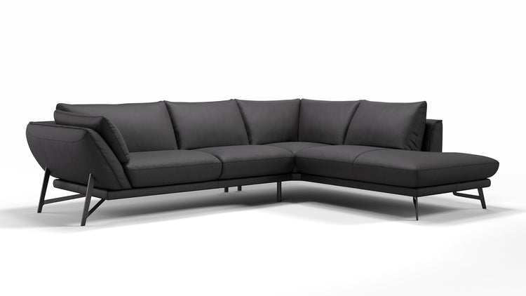 Leder Ecksofa ESTELLA