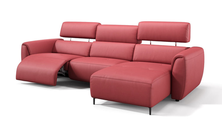 Leder Ecksofa LIORA