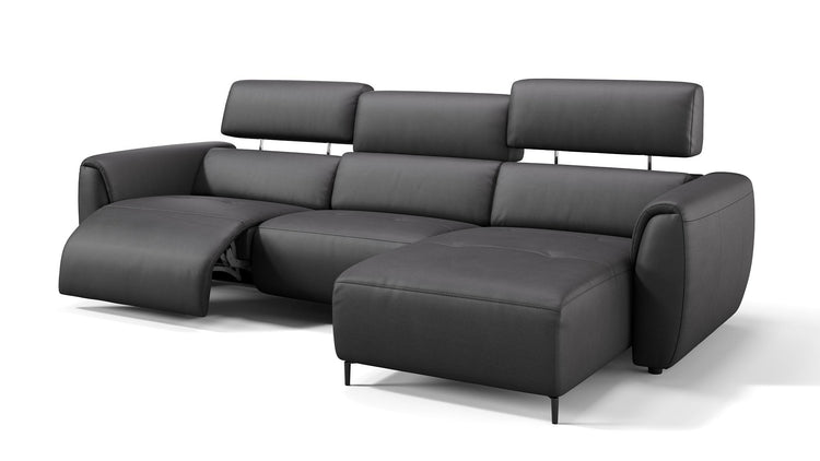 Leder Ecksofa LIORA