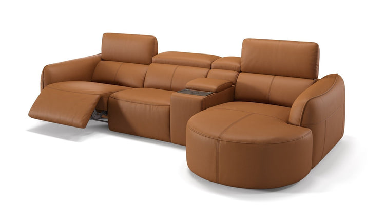 Leder Ecksofa MILAZZO