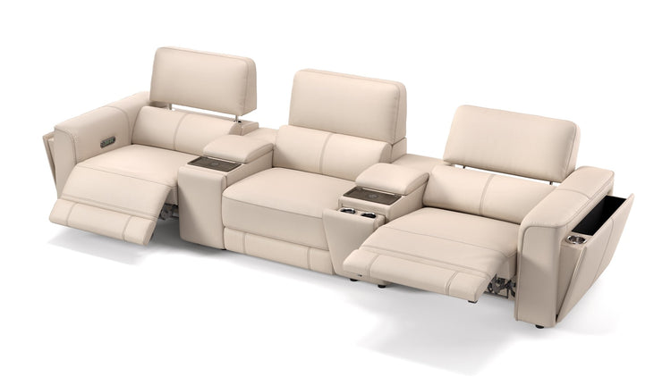 Leder 3-Sitzer Kinosofa ARONA