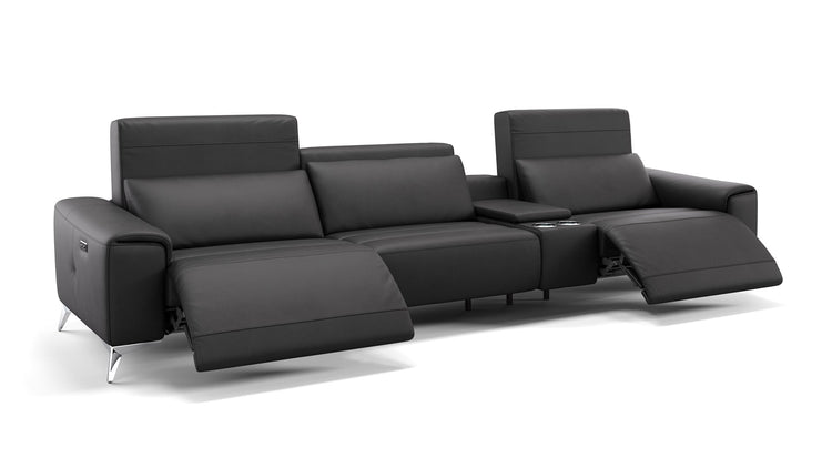 Leder 3-Sitzer Kinosofa BELLA