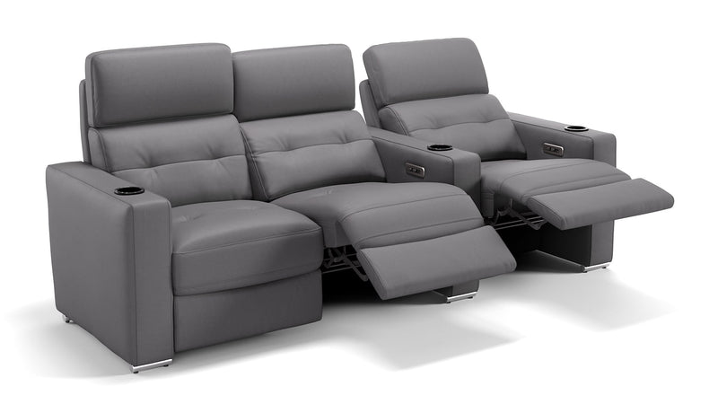 Leder 3-Sitzer Kinosofa Partnersitz BARI