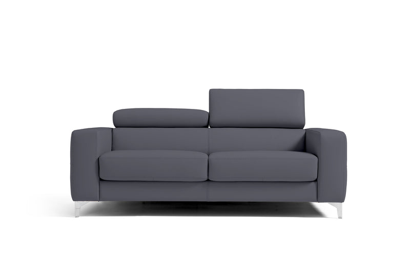 Leder 2-Sitzer Schlafsofa SAMBESI – Memory Foam