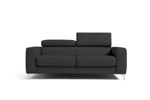 Leder 2-Sitzer Schlafsofa SAMBESI – Polyurethan-Schaum
