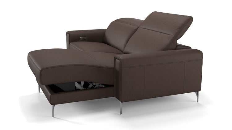 Leder Ecksofa mini BELLAGIO