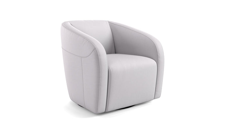 Leder Drehsessel PESARO