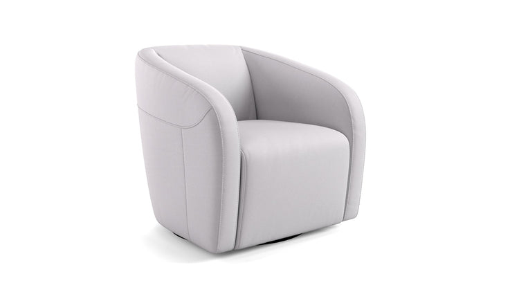 Leder Drehsessel PESARO