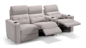 Stoff 3-Sitzer Kinosofa Partnersitz BARI
