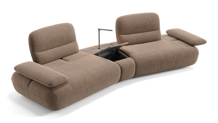 Stoff Sofa mit Mittelkonsole DUBAI