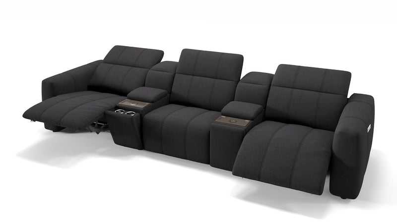 Stoff 3-Sitzer Kinosofa FLORIDA