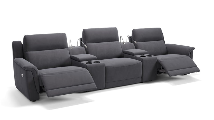 Stoff 3-Sitzer Kinosofa MALITO
