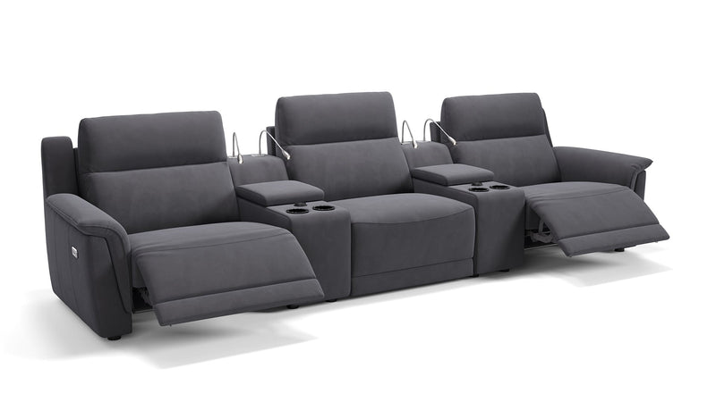 Stoff 3-Sitzer Kinosofa MALITO