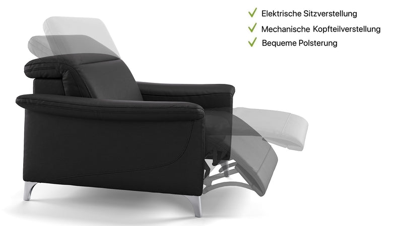 Leder 1-Sitzer SAMANA