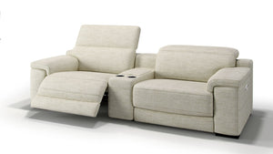 Stoff 2-Sitzer Kinosofa mit einer Mittelkonsole SORA