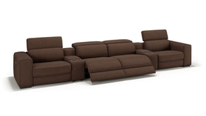 Stoff 4-Sitzer Kinosofa mit zwei Mittelkonsolen BOVINO