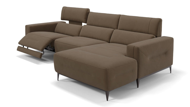 Stoff Ecksofa TERAMO
