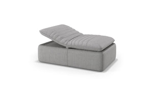 Stoff Hocker BOVINO